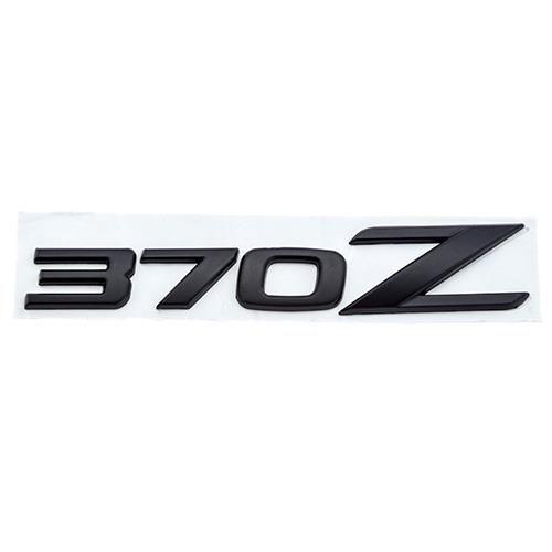 370Z Logo - JDM Matte Black 370Z Badge Emblem Letter Rear Letter Sticker for ...