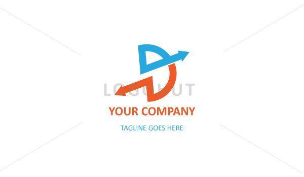 Aqua D Logo - D Letter Finance Logo