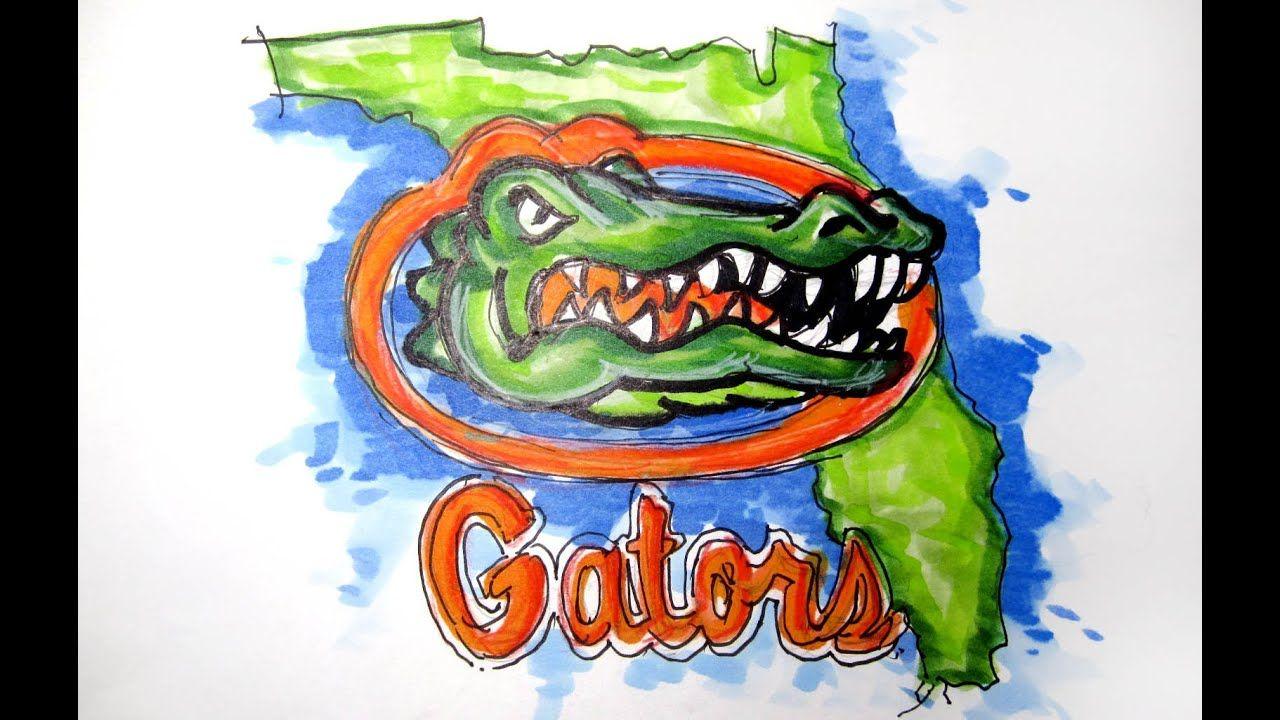Fla Gators Logo - College Logo Series: Florida Gators (Univ. of Florida) Time Lapse