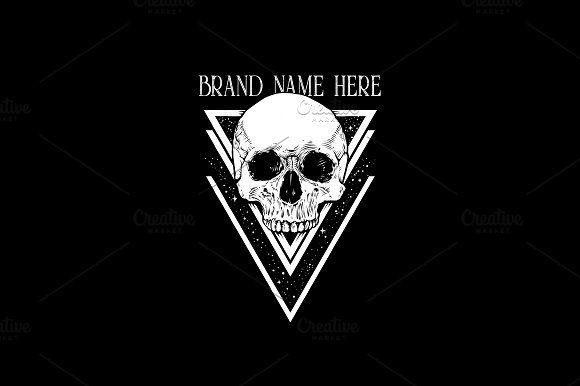 Cool Skull Logo - Cool Skull Logo - Vector & Mock-Up ~ Logo Templates ~ Creative Market