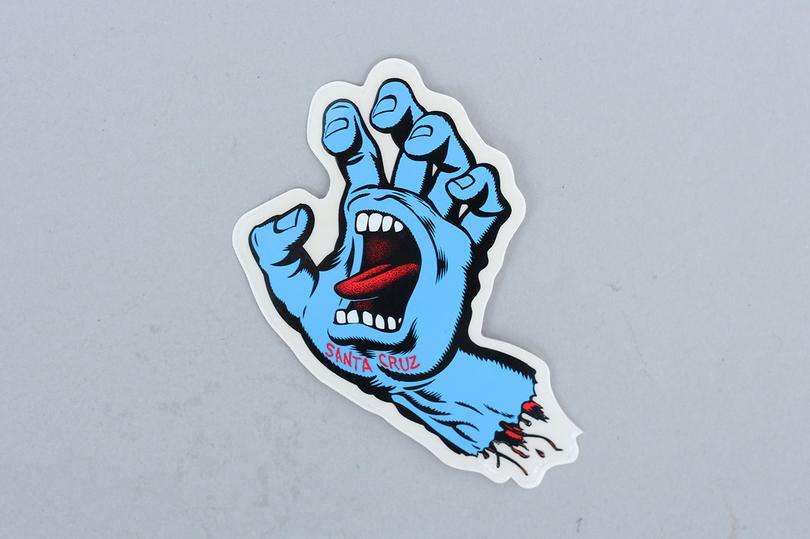 Santa Cruz Screaming Hand Logo - Santa Cruz Screaming Hand Sticker – Slam City Skates