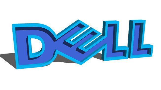 Dell Computer Logo - Logo of Dell Computer | 3D Warehouse