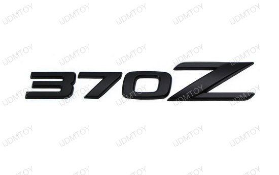 370Z Logo - Nissan 370Z JDM Matte Black Rear Trunk 3D Metal Letters Emblem