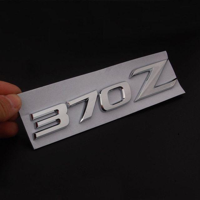 370Z Logo - Brand New ABS Chrome Car Auto 370Z Emblem Badge Stickers for NISSAN