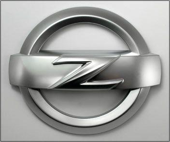 370Z Logo - Motorsport! 370Z Z Logo Front Emblem, Satin Silver, 09 18 370Z