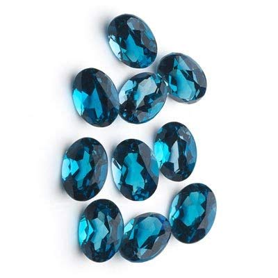 London Blue Color Logo - Amazon.com: 10x8mm Natural London Blue Topaz Faceted Cut Oval Top ...