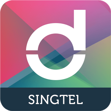 SingTel Logo - Dash