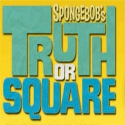 Old Spongebob Logo - Spongebob truth or square old logo - Roblox