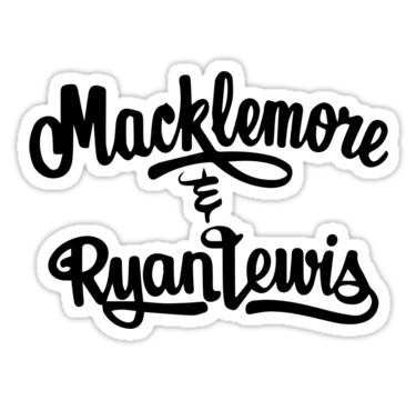 Macklemore Logo - MACKLEMORE & RYAN LEWIS STICKER on The Hunt