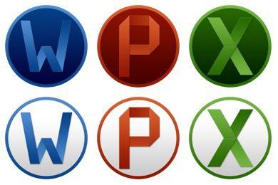 Word Circle Logo - Word Circle Colour Icon | Microsoft Office Yosemite Iconset ...