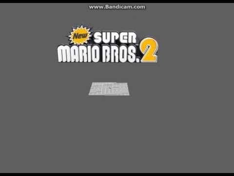 New Super Mario Bros. Logo - New Super Mario Bros 2: Title Screen Logo Animation