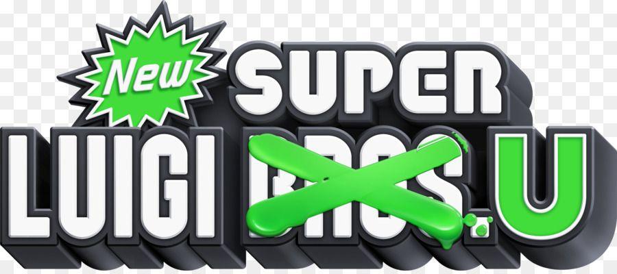 New Super Mario Bros. Logo - New Super Luigi U New Super Mario Bros. U - video games png download ...