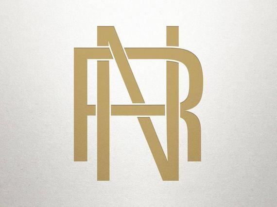 Nr Logo - Custom Logo Initials NR RN Logo Initials Digital