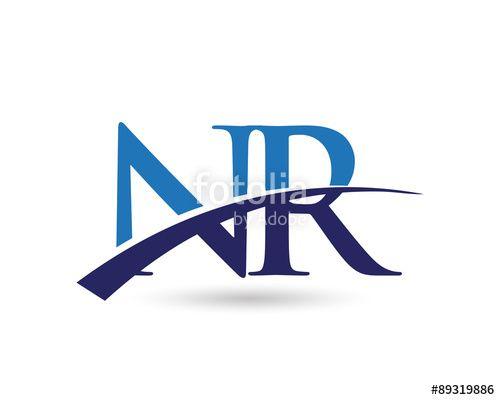 Nr Logo - NR Logo Letter Swoosh Stock Image And Royalty Free Vector Files