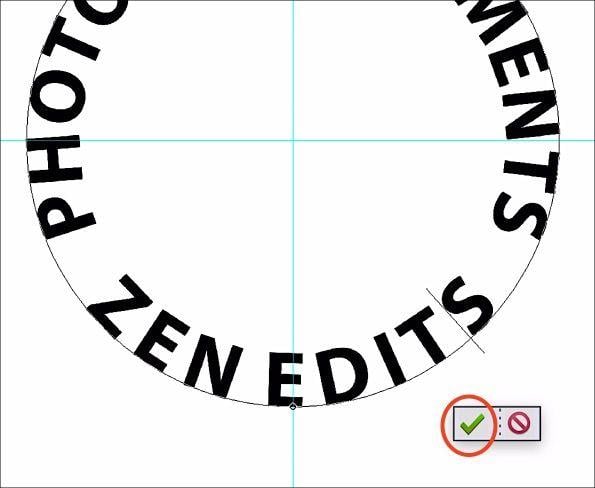 Word Circle Logo - Put Text On The Bottom Of A Circle With Photoshop Elements