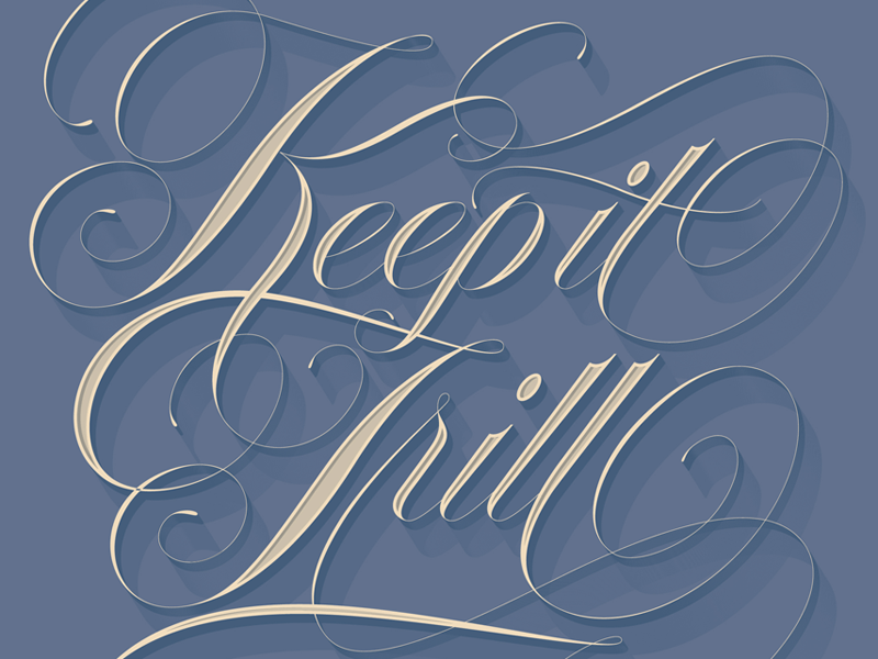 Keep It Trill Logo - Keep It Trill by Neil Secretario | Dribbble | Dribbble