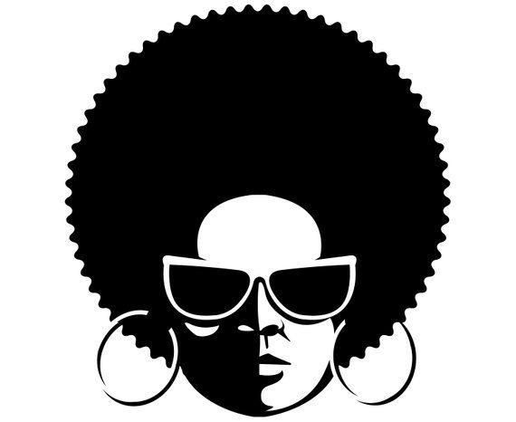 Afro Woman Logo - Afro woman SVG Black woman SVG Afro Afro lady Afro