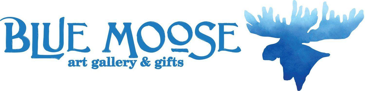 Blue Moose Logo - Blue Moose Art Gallery and Gifts