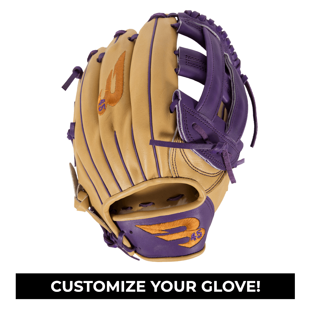 Baseball Glove Company Logo - Custom Fielding Glove Builder - B45 Baseball