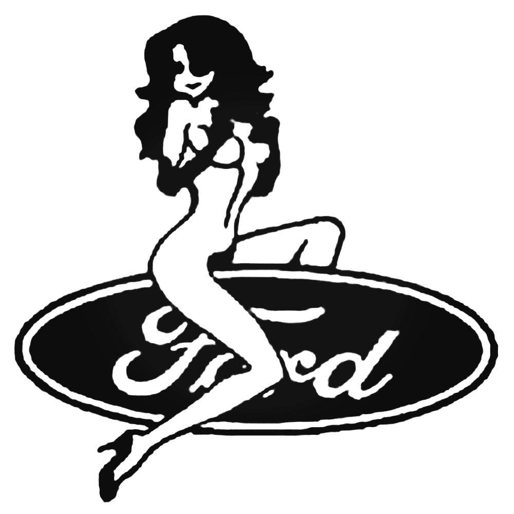Ford Girl Logo - Ford Girl Logo Decal Sticker