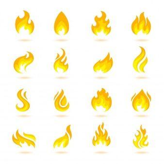 Yellow Fire Logo - Flame Vectors, Photo and PSD files