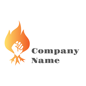 Yellow Fire Logo - Free Fire Logo Designs | DesignEvo Logo Maker