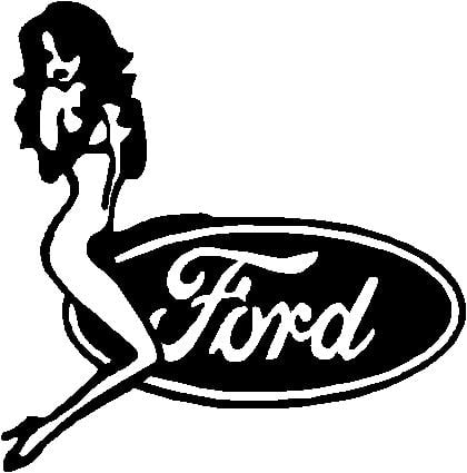 Ford Girl Logo - ford girl - Cool Graphic
