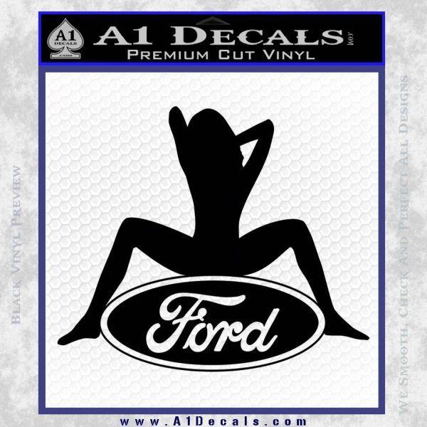 Ford Girl Logo - Sexy Ford Girl Decal Sticker V1 » A1 Decals