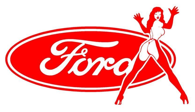 Ford Girl Logo - Ford Girl 9 Decal Sticker