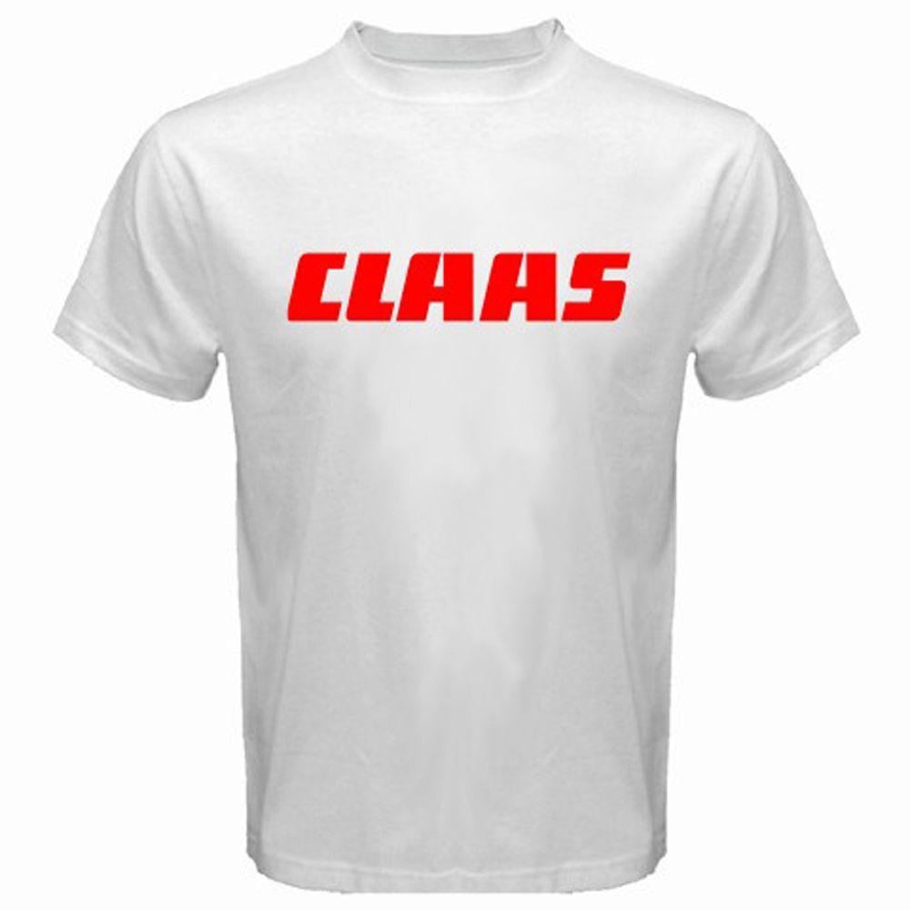 Claas Tractor Logo - New CLAAS Tractor Agriculture Logo Men'S White T Shirt Size S 3XL ...