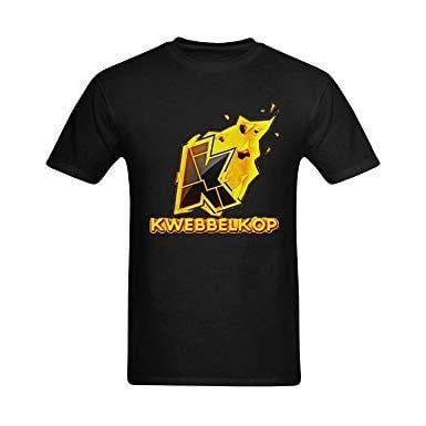 Yellow Fire Logo - Men's Kwebbelkop Yellow Fire Logo T Shirt: Amazon.co.uk: Clothing