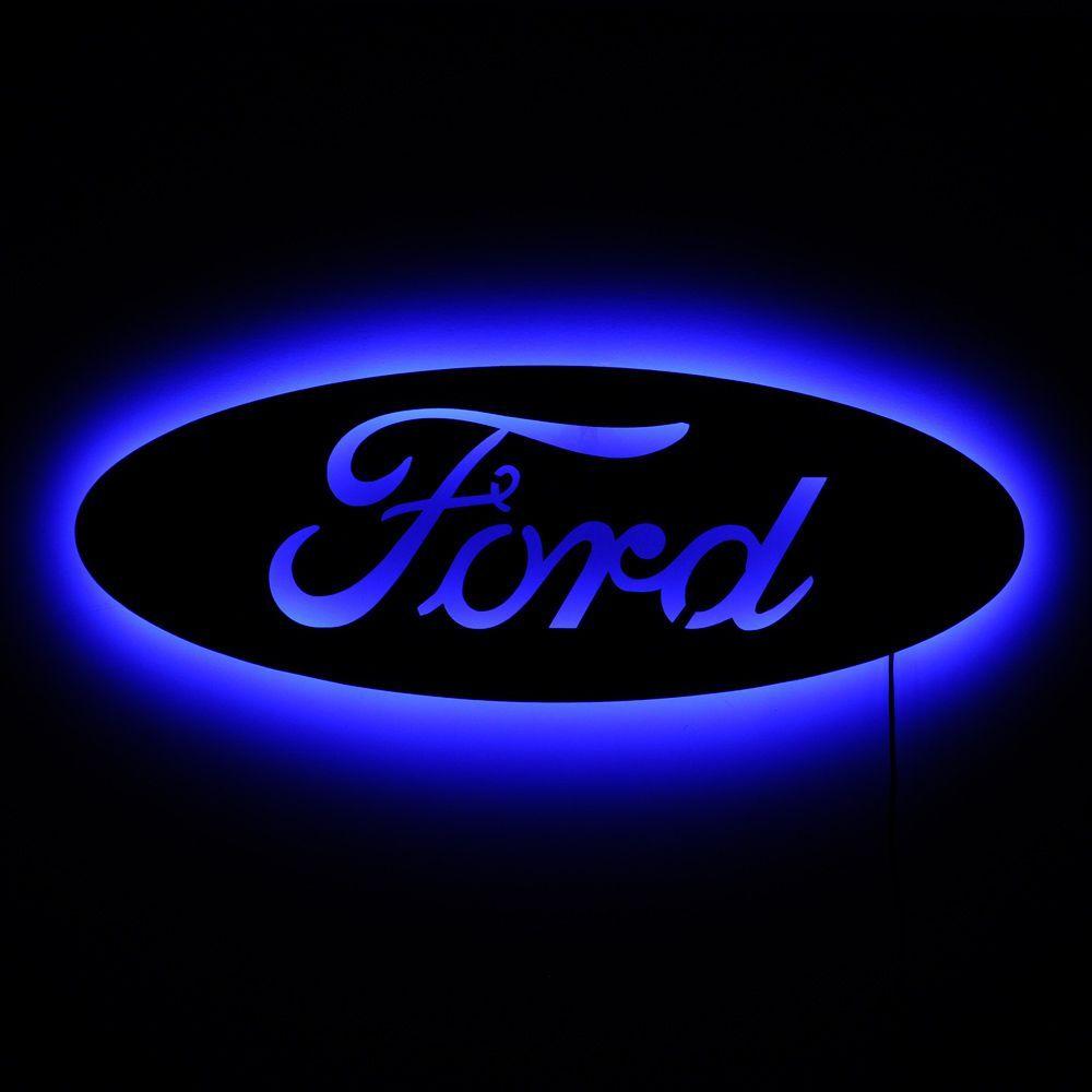 Ford Girl Logo - Lighted Ford Logo Sign | Ford | Pinterest | Ford, Ford trucks and ...