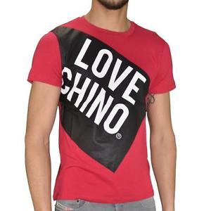Moschino Red Logo - T SHIRT LOVE MOSCHINO RED LOGO LOVE CHINO | eBay