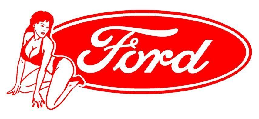 Ford Girl Logo - Ford Girl 3 Decal Sticker
