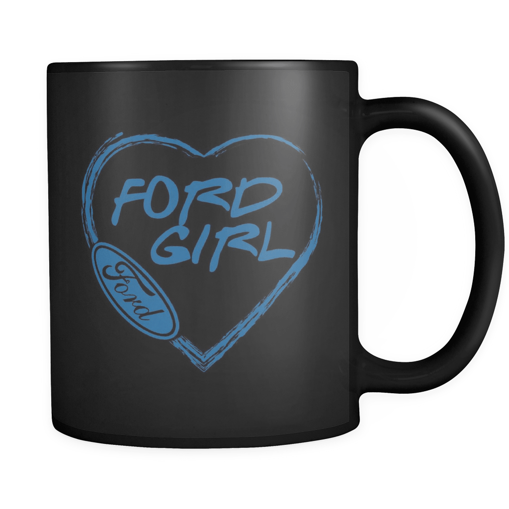 Ford Girl Logo - Ford Girl Heart Mug
