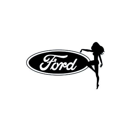 Ford Girl Logo - Ford Sexy Truck Girl Vinyl Decal