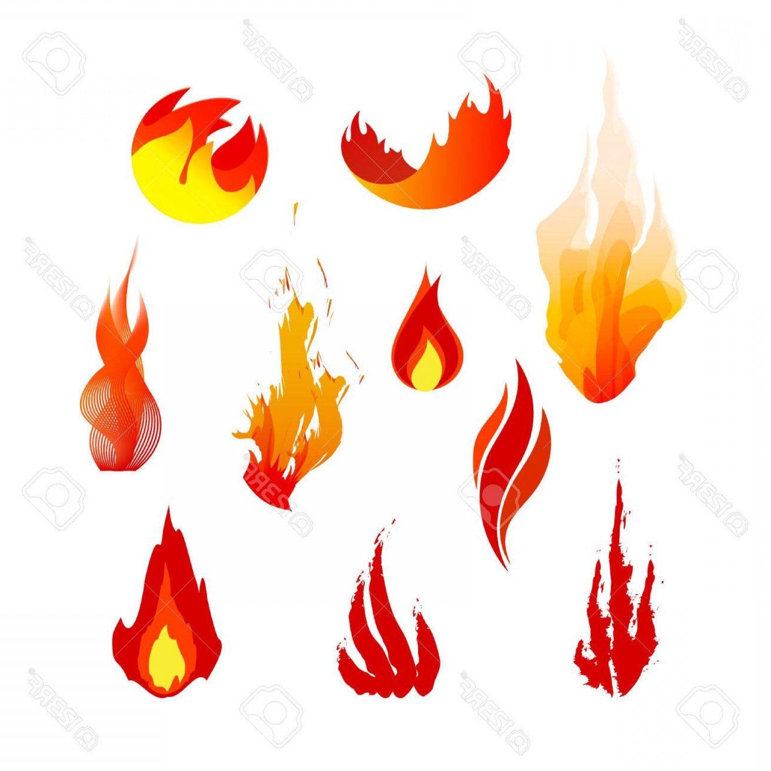 Yellow Fire Logo - Fire Red And Orange Vector