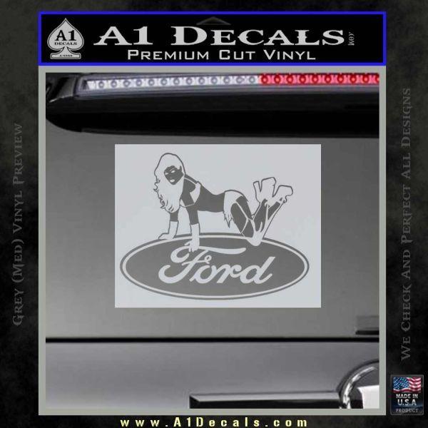 Ford Girl Logo - Sexy Ford Girl Decal Sticker V6 » A1 Decals