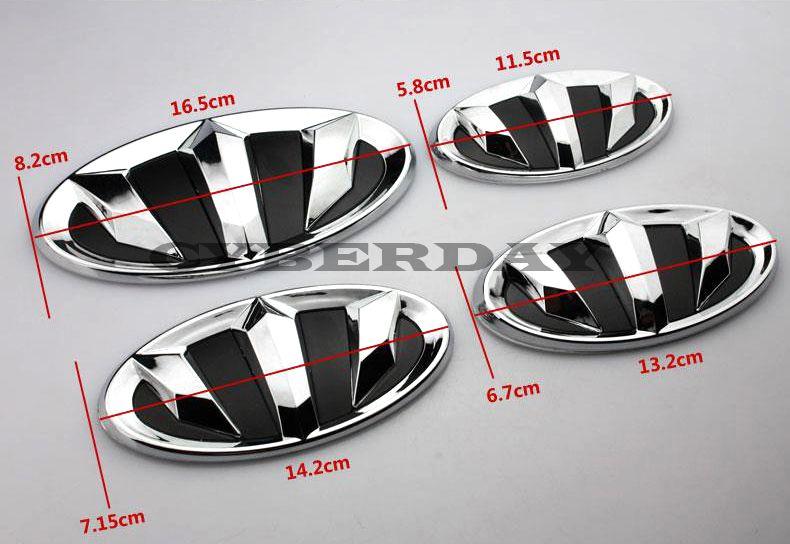 New Car Logo - New Refit Badge Logo Car Sticker Brenthon Emblem Rio Sportage for ...