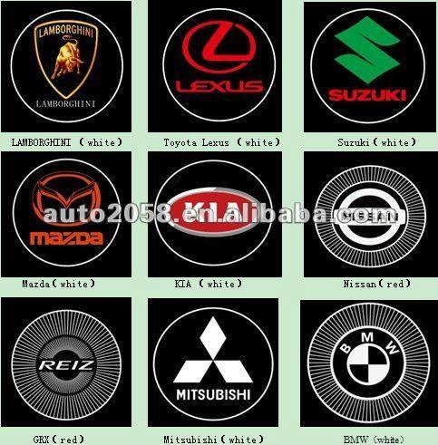 New Car Logo - New design hot sell car light with 3d led logo ,led light for car ...