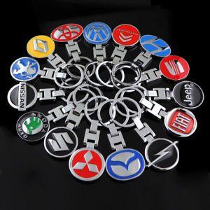 New Car Logo - New Car Logos Fashion Titanium Key Chain Car Keychain Ring Keyfob