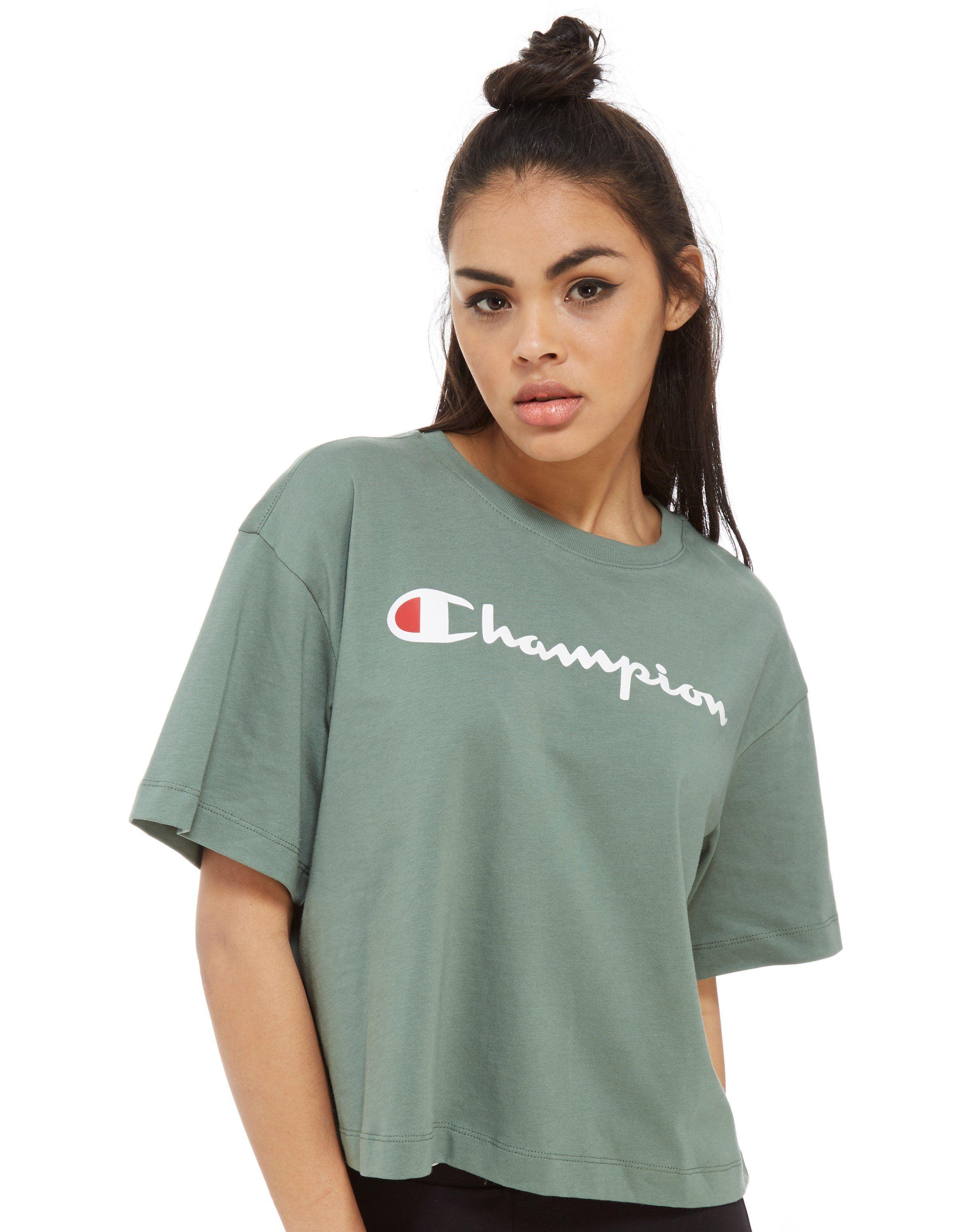 Casual Clothing Retailer Logo - Champion Boxy Logo T-Shirt - Shop online for Champion Boxy Logo T ...