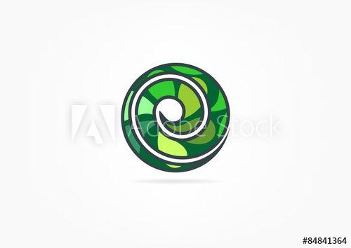 Green Swirl Logo - Green Swirl Logo - Buy this stock vector and explore similar vectors ...