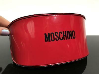 Moschino Red Logo - DESIGNER MOSCHINO RED Logo Soft Eyeglasses Sunglasses Frame Case ...