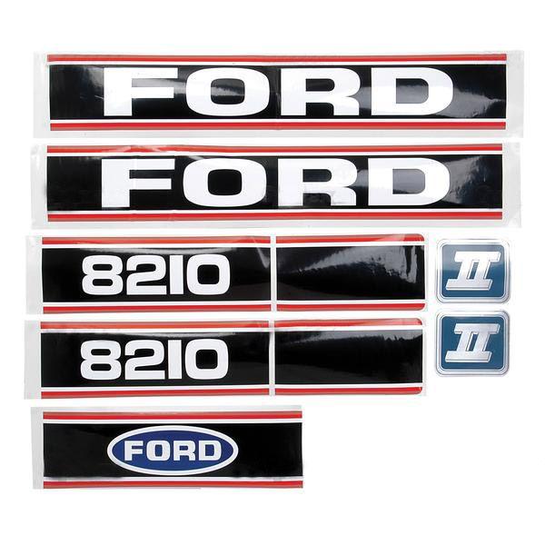 Ford Tractor Logo - Ford 8210 Tractor Decal Set