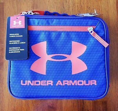 Cool Red and Blue Under Armour Logo - NEW UNDER ARMOUR Armor Thermos Insulated Lunch Cooler Bag Tote Box ...