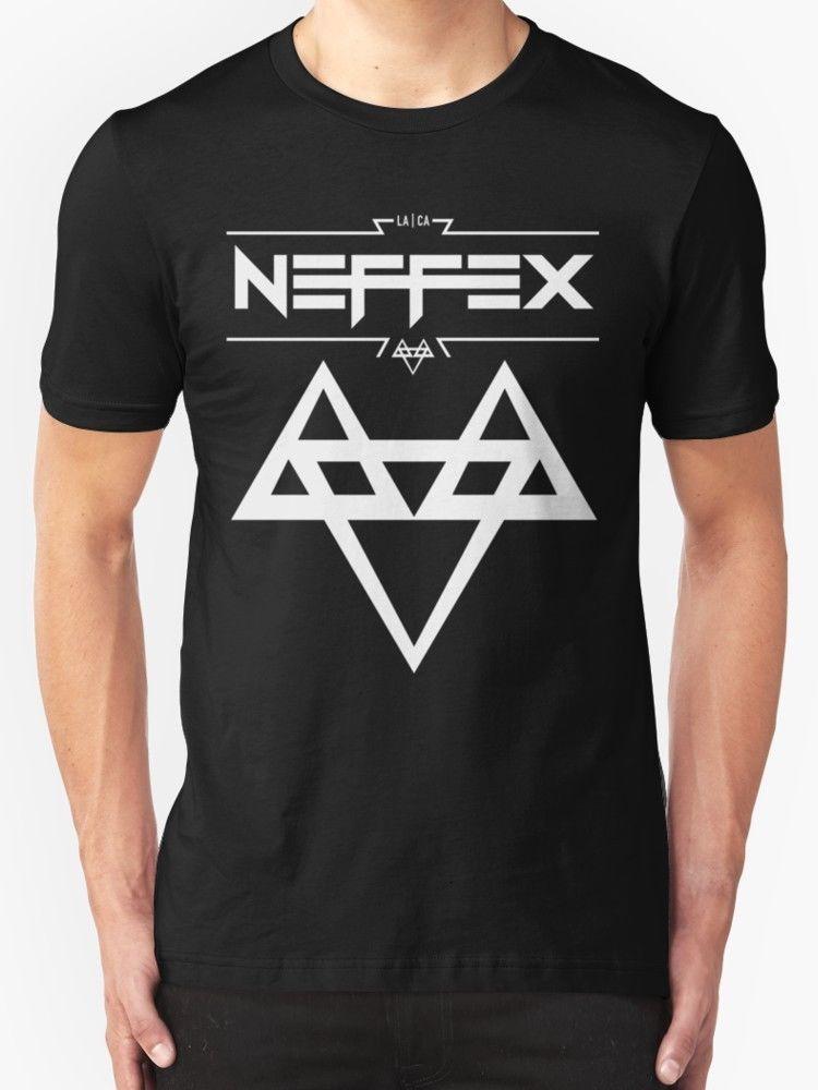 Funny Neff Logo - NEFFEX 2 Logo White Men'S Black Tees Shirt Clothing Funny Tee Shirts ...