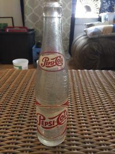 1950s Pepsi Cola Logo - Rare Pearlescent Rainbow 1950's? Pepsi Cola 10 Oz. Glass Bottle New ...