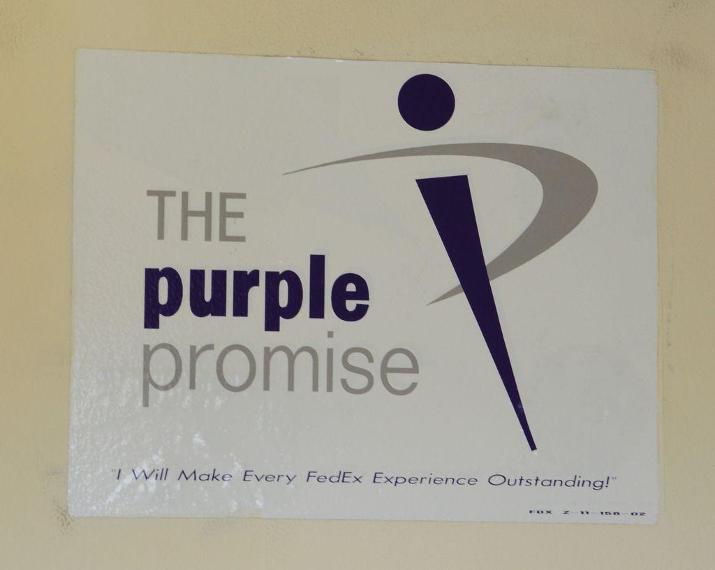 FedEx Purple Promise Logo - The Purple Promise | I will make every FedEx Experience Outs… | Flickr