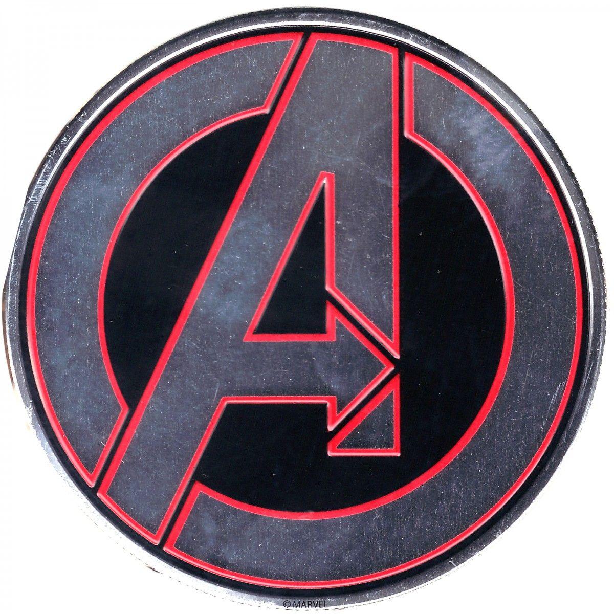 Avengers Logo - Marvels The Avengers Logo Heavy Duty Metal Sticker